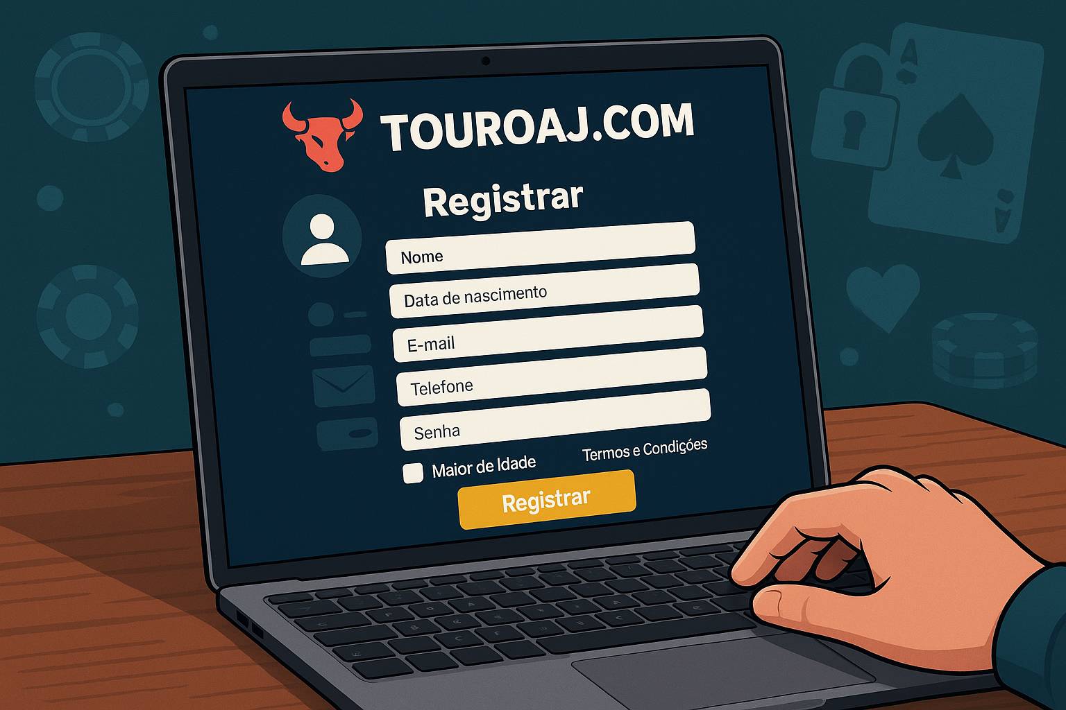 Não Perca tempo, o rRgistro na site TOUROAJ.COM